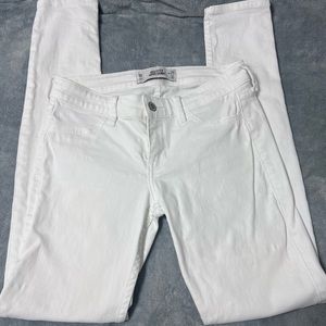 Hollister skinny jeans white